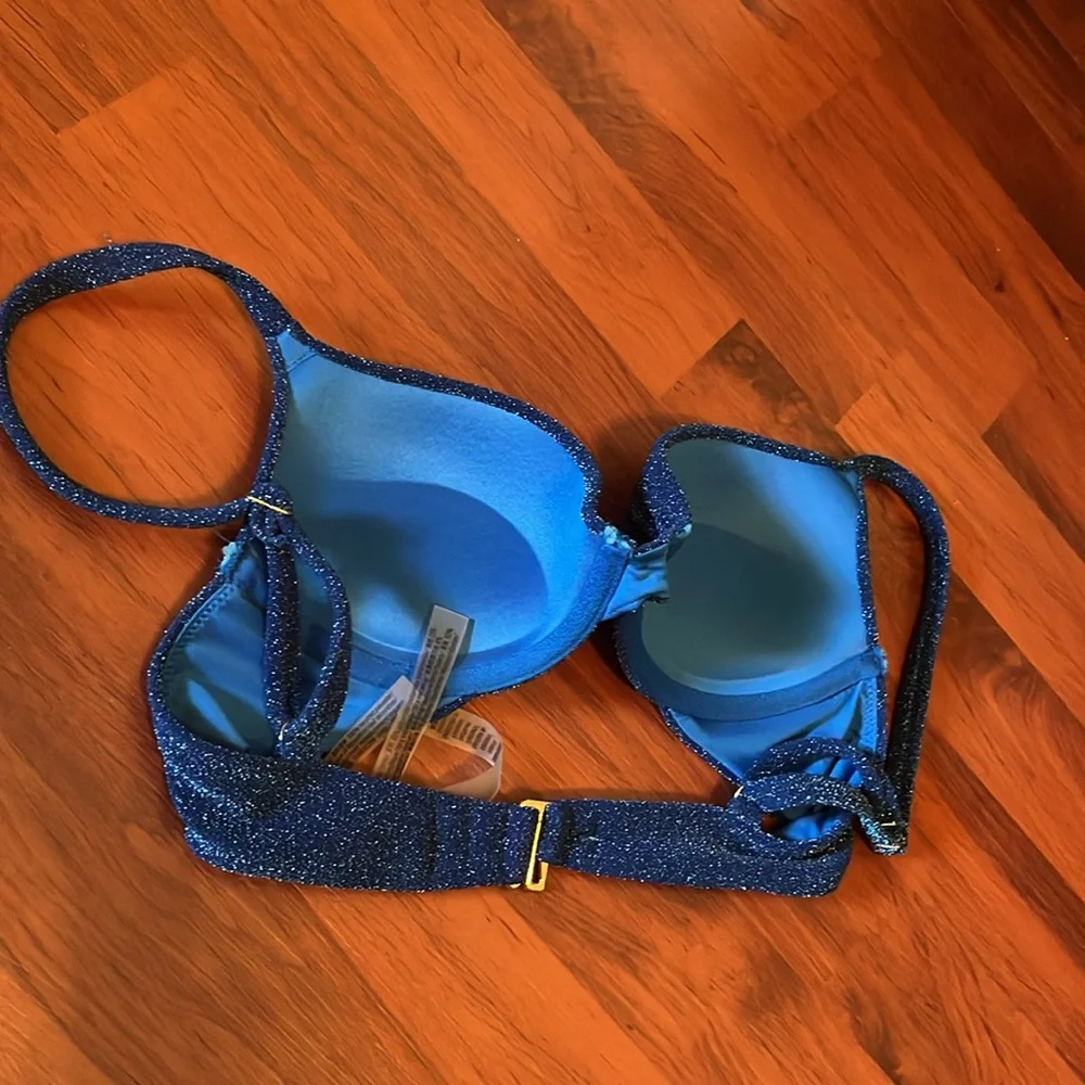 Victoria’s Secret swim push up shimmer bikini top - Picture 3 of 4